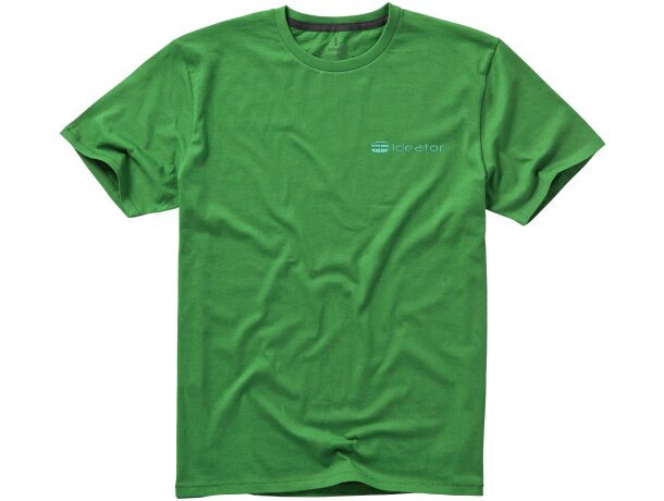 Camiseta de manga corta "nanaimo" Verde helecho detalle 82