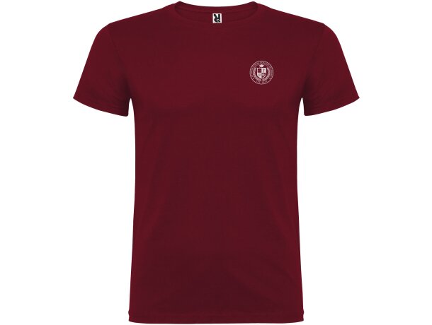 Camiseta infantil Beagle Roly de algodón con cuello redondo Granate detalle 37