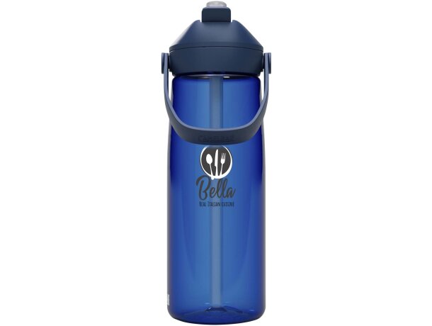 Botella 750ml Tritan Renew CamelBak Thrive Flip con pajita Azul real detalle 10