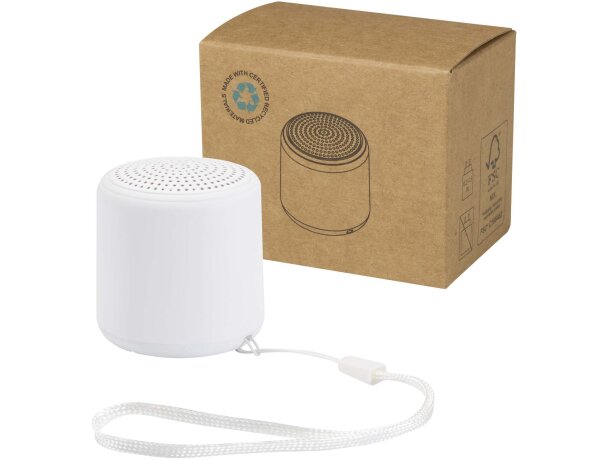 Altavoz Bluetooth Velkis con plástico reciclado y correa Negro intenso detalle 12