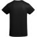 Camiseta manga corta infantil algodón orgánico Breda Roly Negro intenso detalle 5