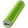 bateria externa 2200mah de aluminio personalizada verde claro