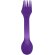 Cuchara, tenedor y cuchillo 3 en 1 Epsy Morado detalle 28