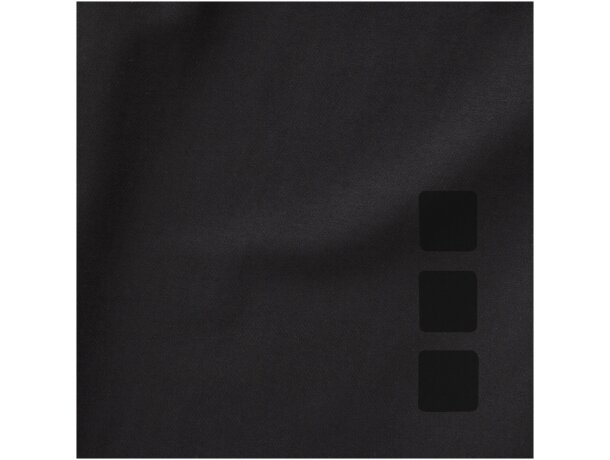 Camiseta manga corta algodón orgánico certificado GOTS hombre 200 g/m2 Negro intenso detalle 35