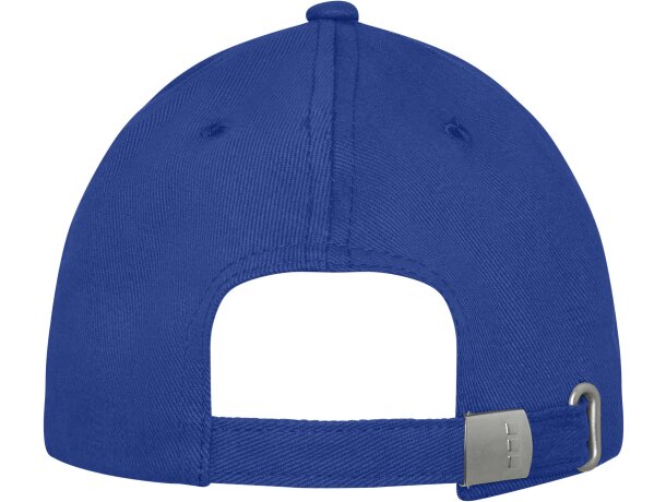 Gorra con visera precurvada y 6 paneles. Ideal para publicidad. Azul detalle 17