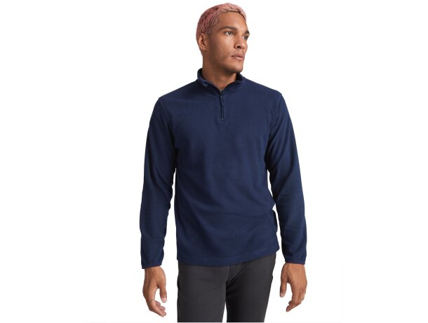 Chaqueta polar con media cremallera hombre Himalaya Roly Rojo detalle 15