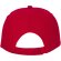 Gorra promocional de 5 paneles con impresión personalizada Rojo detalle 23