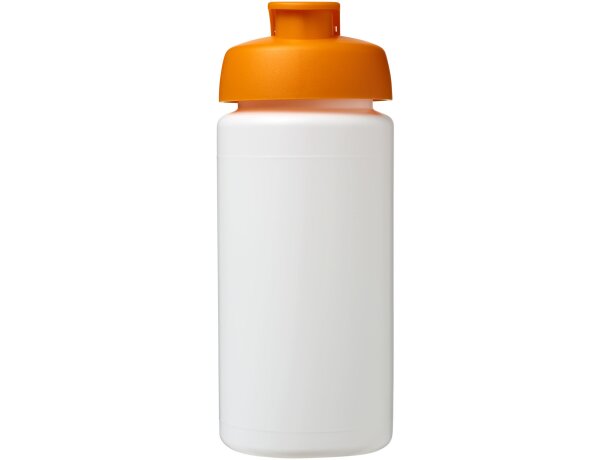 Baseline™ Plus Bidón deportivo con Tapa Flip de 500 ml con asa Blanco/naranja detalle 28