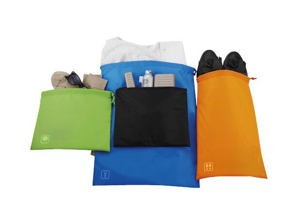 Set de bolsas organizadoras para viaje personalizada multicolor Set de bolsas organizadoras para viaje personalizada multicolor