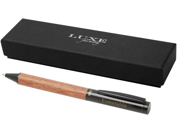 Bolígrafo de madera Timbre personalizada