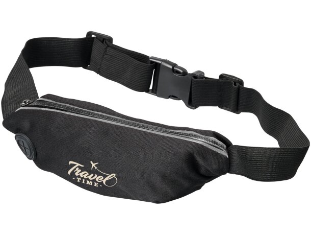Riñonera deportiva flexible Nicolas Plateado detalle 13
