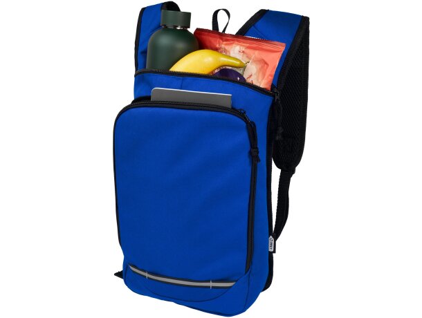 Mochila exterior GRS RPET Trails 6,5L certificada sostenible Azul real detalle 25