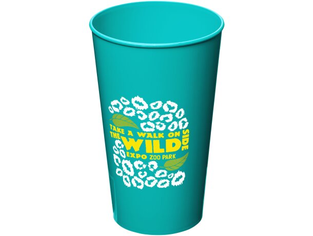 Vaso de plástico de 375 ml Arena Azul aqua detalle 23