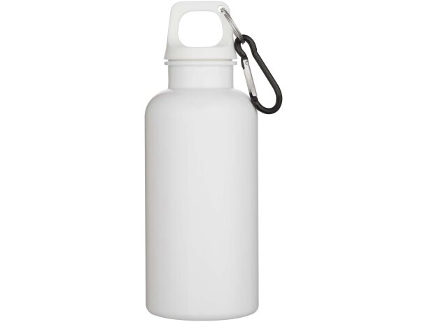Botella Oregon 400ml de plástico PET reciclado certificado Blanco detalle 6