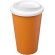Vaso térmico Americano 350 ml con aislamiento de doble pared Naranja/blanco