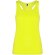 Camiseta deportiva sin mangas mujer Shura Roly cool fit Amarillo flúor