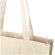 Bolsa tote algodón reciclado GRS con refuerzos Florida 14L Natural detalle 5