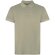 Polo manga corta unisex Cobain Roly acabado vintage Caqui
