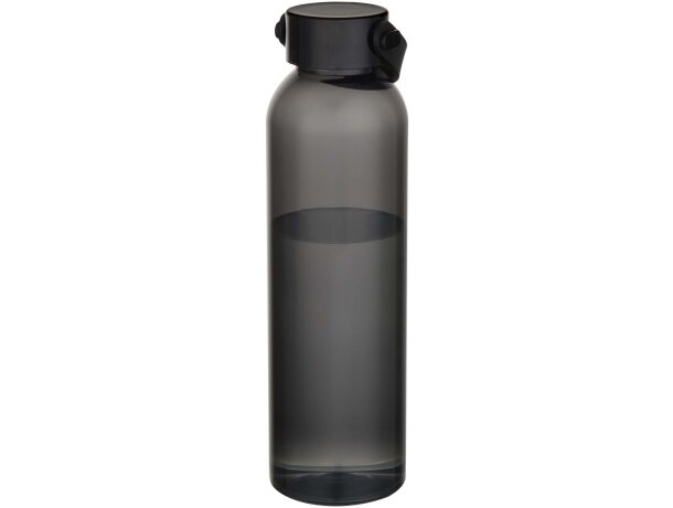 Botella Alti 630ml de plástico reciclado con asa de silicona Negro intenso detalle 3