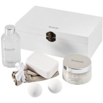 Set de aromaterápia de baño personalizado blanco Set de aromaterápia de baño personalizado blanco