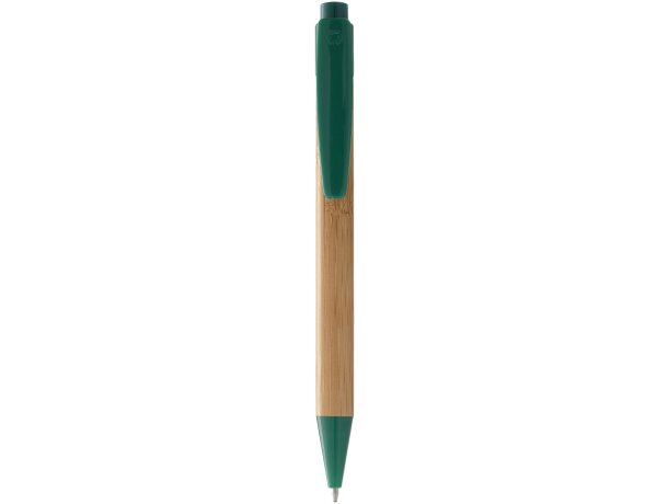 Bolígrafo de madera de bambú con clip barato