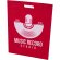 Bolsa tote EcoSeal de poliéster reciclado con certificado GRS Rojo detalle 17