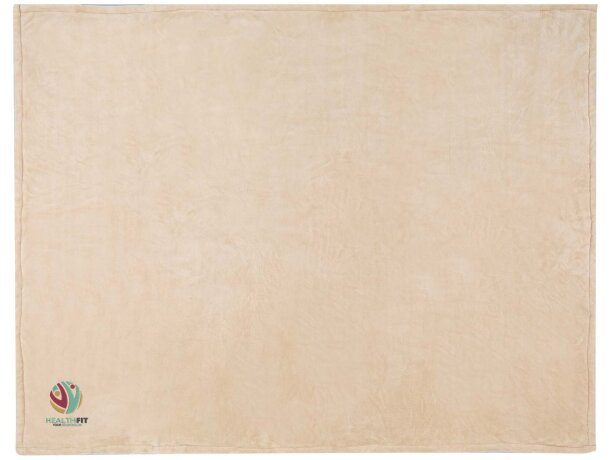 Manta sherpa Ashen de poliéster reciclado certificado GRS detalle 4