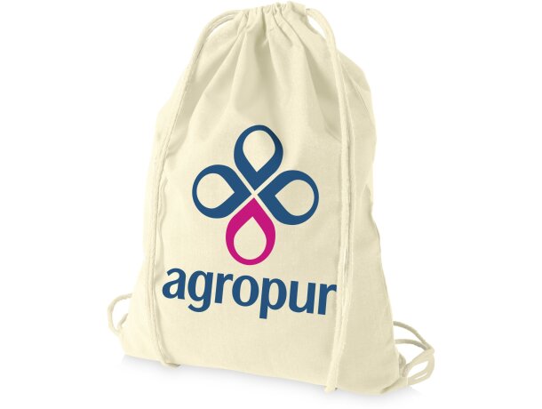 Mochila con cuerdas de algodón de alta calidad con logo Mochila con cuerdas de algodón de alta calidad con logo