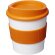 Americano® Primo de 250 ml con agarradera Blanco/naranja