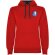 Sudadera con capucha para mujer Urban Roly Rojo/negro intenso detalle 56