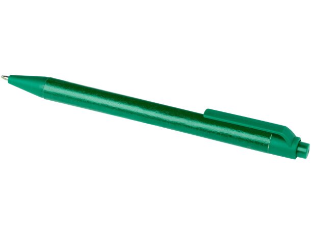 Bolígrafo Chartik de papel reciclado con certificación FSC Verde detalle 15