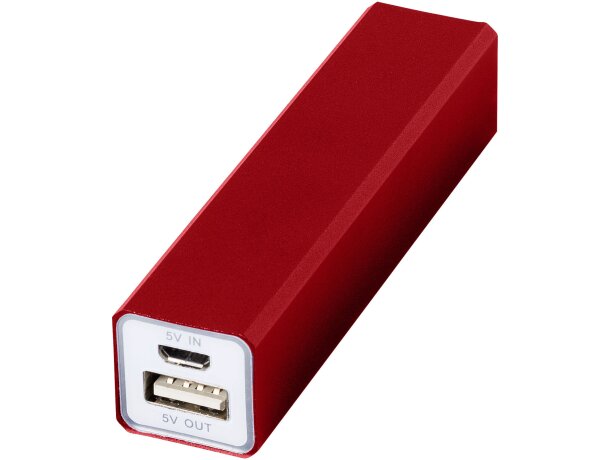 Urban Revolt PowerBank Batería externa portátil para dispositivos móviles  2200 mAh blanco y rojo