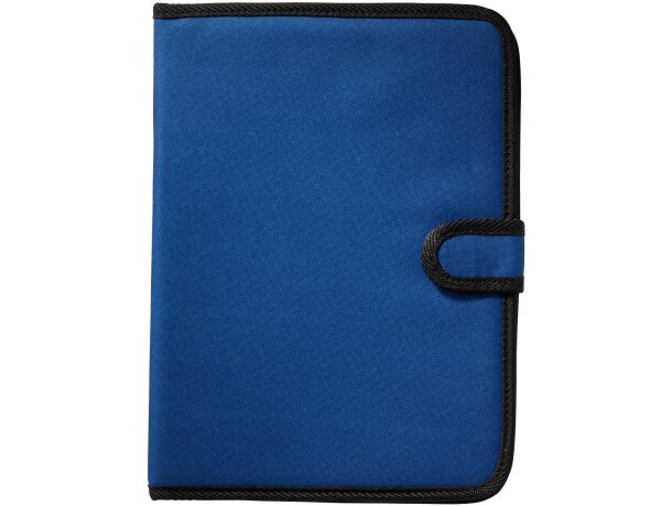 Portafolios A4 de poliester con cierre de lengüeta Azul real detalle 1