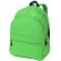 Mochila moderna con doble bolsillo frontal verde brillante