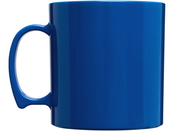 Taza plástico san 300ml con asa integrada personalizable Azul detalle 21