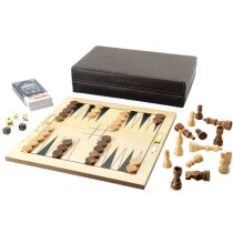 Juegos 6 en 1 personalizado marrón Juegos 6 en 1 personalizado marrón