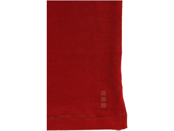 Polos serigrafiados algodón 200 g/m2 Oakville Rojo detalle 8