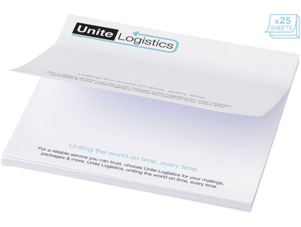 Notas adhesivas Sticky-Mate 100x100 mm certificadas FSC Blanco detalle 2