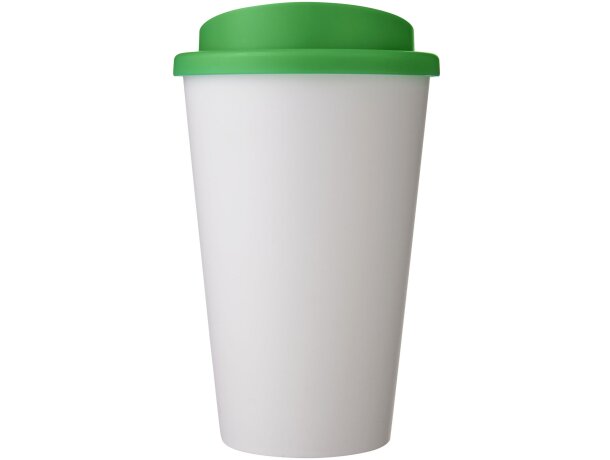 Vaso térmico Americano 350 ml con aislamiento de doble pared Blanco/verde detalle 94