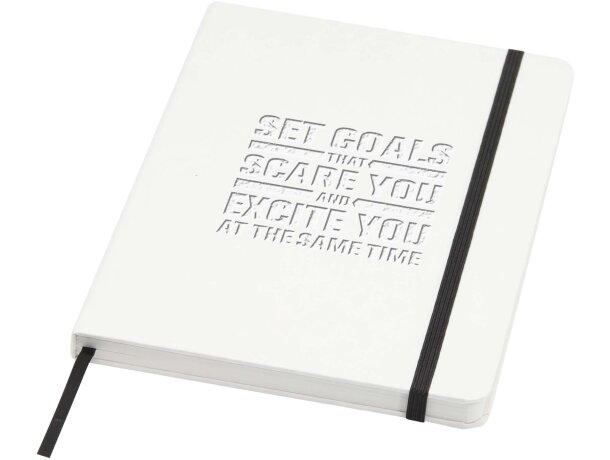 Libreta de papel de piedra A5 con páginas rayadas Holm Blanco detalle 11