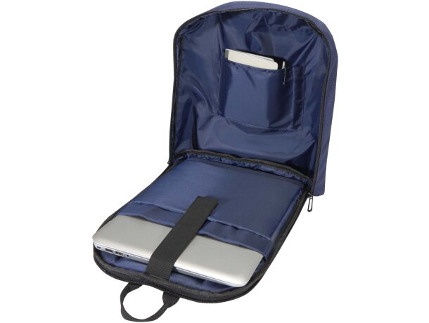 Mochila antirrobo Luma con compartimento acolchado para portátil Azul marino detalle 11