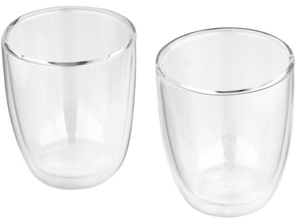 Set de 2 Vasos "boda" Transparente claro detalle 3