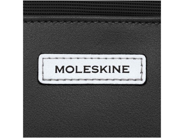 Mochila fina Moleskine Metro con compartimento para portátil Negro intenso detalle 7