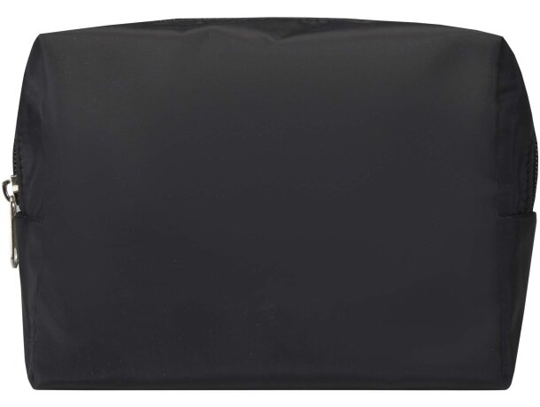 Bolsa de aseo Muse en RPET certificado GRS Negro intenso detalle 2