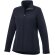 Chaqueta softshell de mujer Maxson impermeable transpirable Azul marino