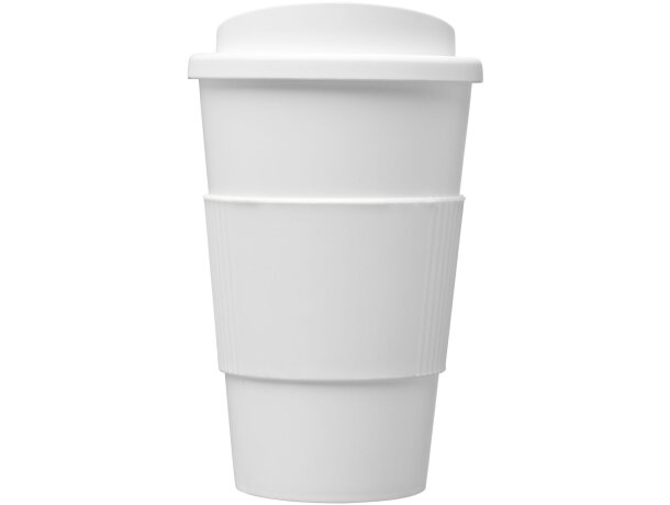 Vaso térmico 350ml con agarradera Americano Blanco detalle 26
