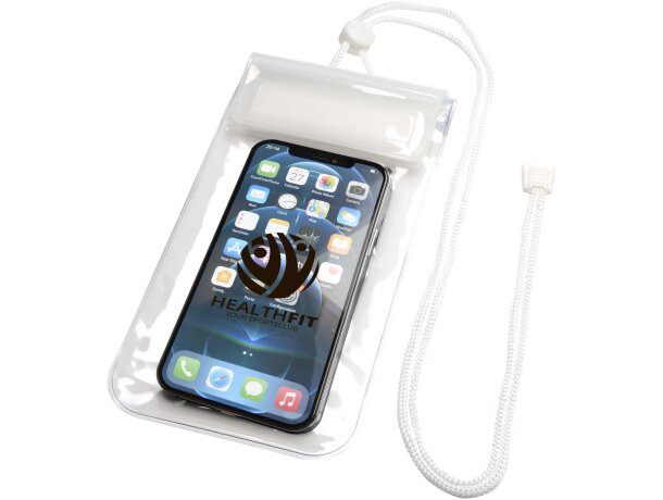 Funda impermeable Dombay con certificación IPX7 talla L Blanco detalle 1