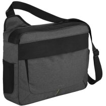 Bolsa bandolera elegante para portátil de 17" personalizada gris Bolsa bandolera elegante para portátil de 17" personalizada gris