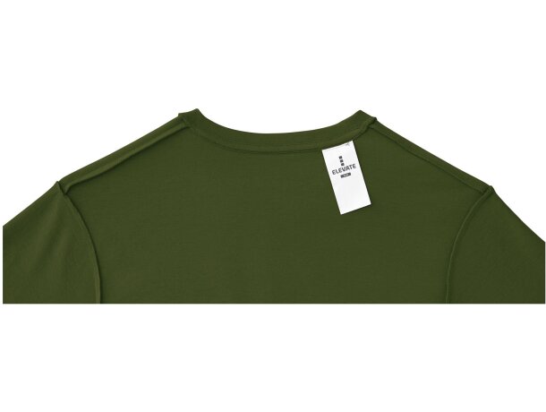 Camiseta de manga corta para hombre Heros Verde militar detalle 80