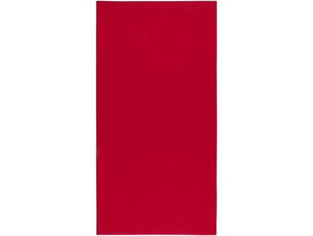 Toalla deportiva Lucas de poliéster reciclado con bolsa Rojo detalle 23